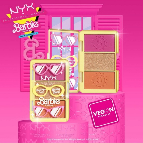NYX Barbie Movie Mini Cheek Face Palette - Picture 4 of 4